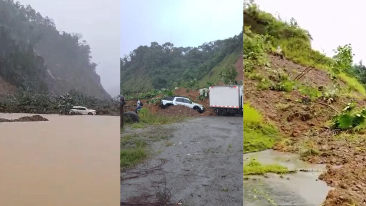 Deslizamientos en Chocó este 12 de enero.