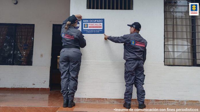 Fiscalía ocupó con fines de extinción de dominio 14 bienes de Gustavo Adolfo Vega Archibold.