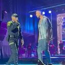 El patrullero Wilmer Quintó contó junto a Romeo Santos en Medellín