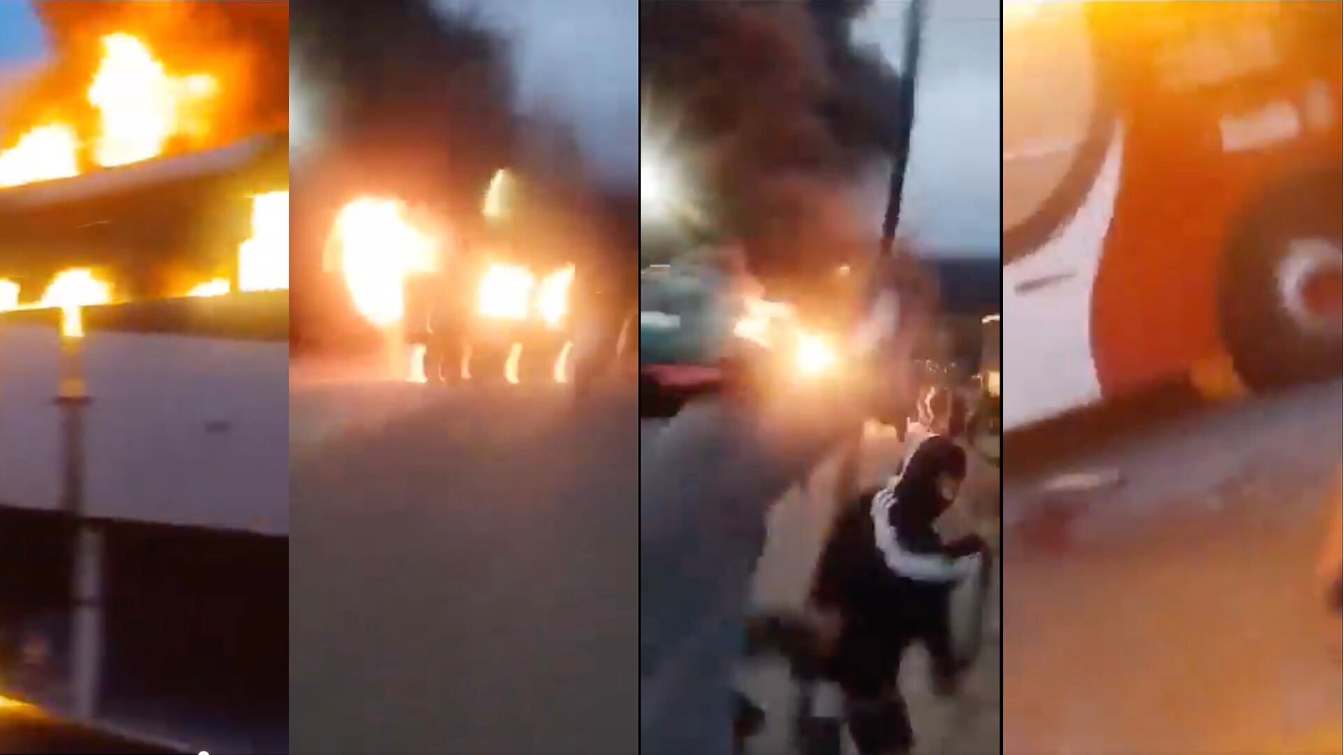 bus en que se transportaban de Curitiba a Belo Horizonte.