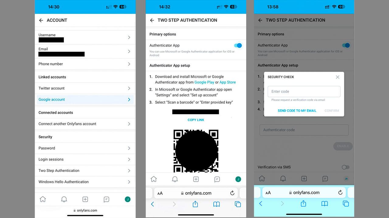 Datos que pide OnlyFans para abrir un perfil en la plataforma.