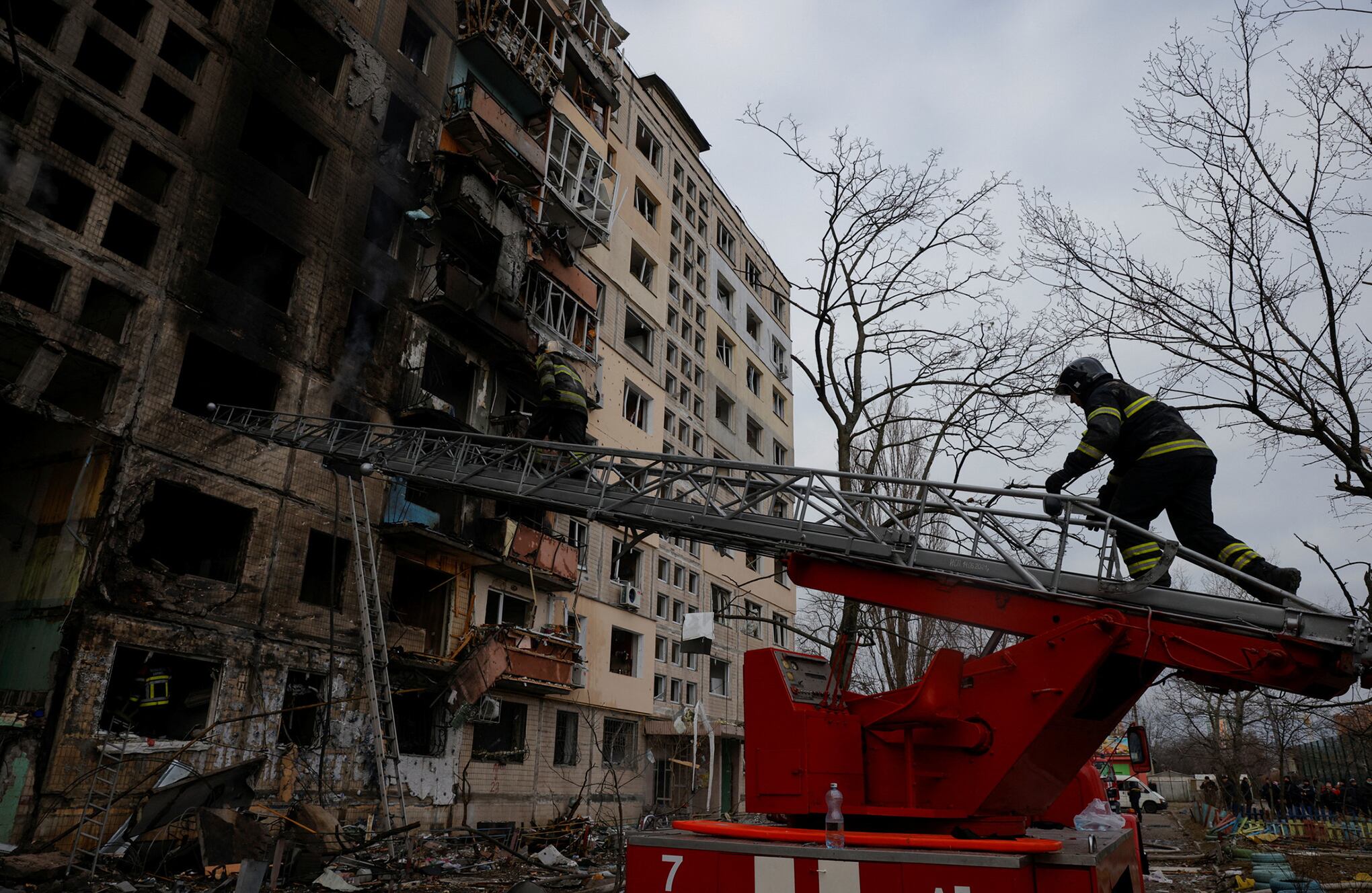 Destrucción en Ucrania tras la invasión rusa