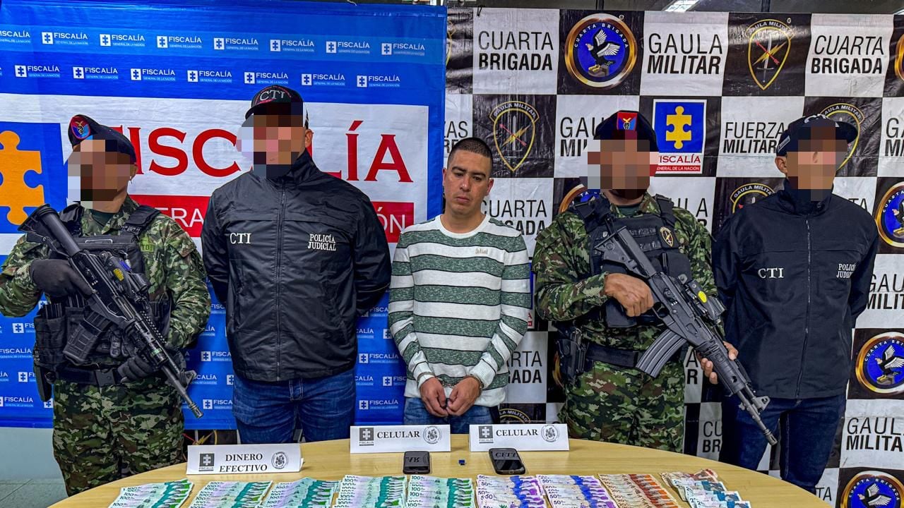 Alias Chorizo, presunto testaferro de alias Calarcá en Antioquia.