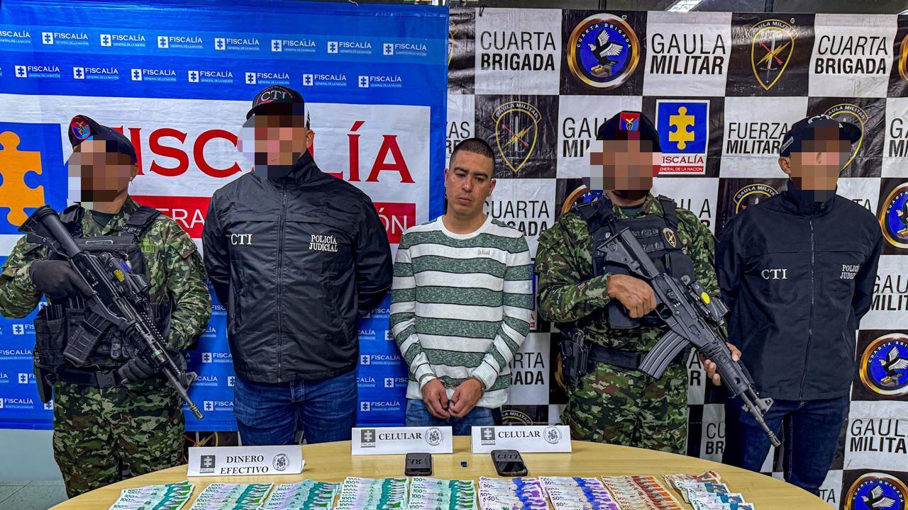 Alias Chorizo, presunto testaferro de alias Calarcá en Antioquia.