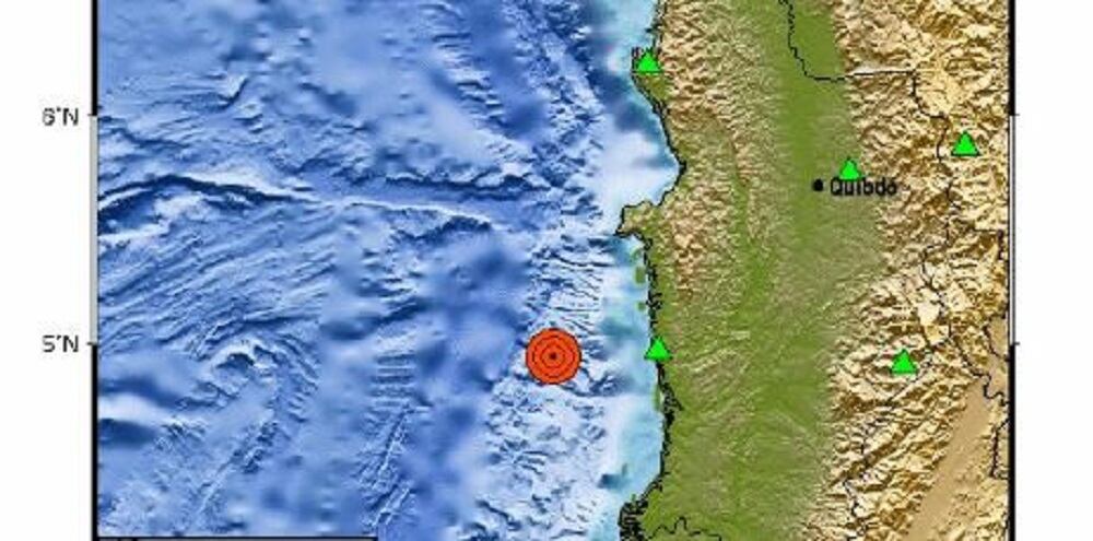 El SGC registró un nuevo temblor en el Océano Pacífico