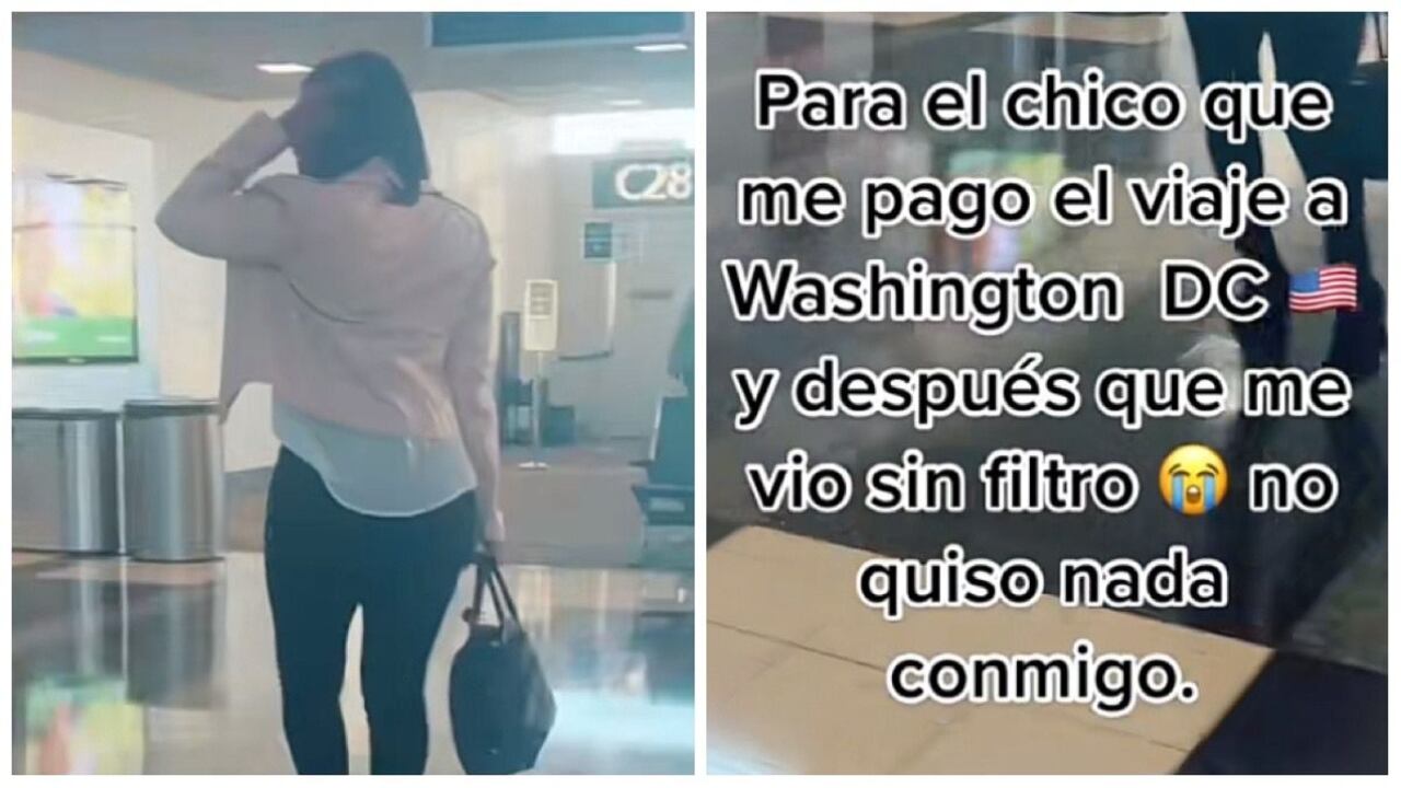 Fue tanta la química que tuvieron vía chat, que su pretendiente le pagó un vuelo para que fuera a verlo a Washington D.C.