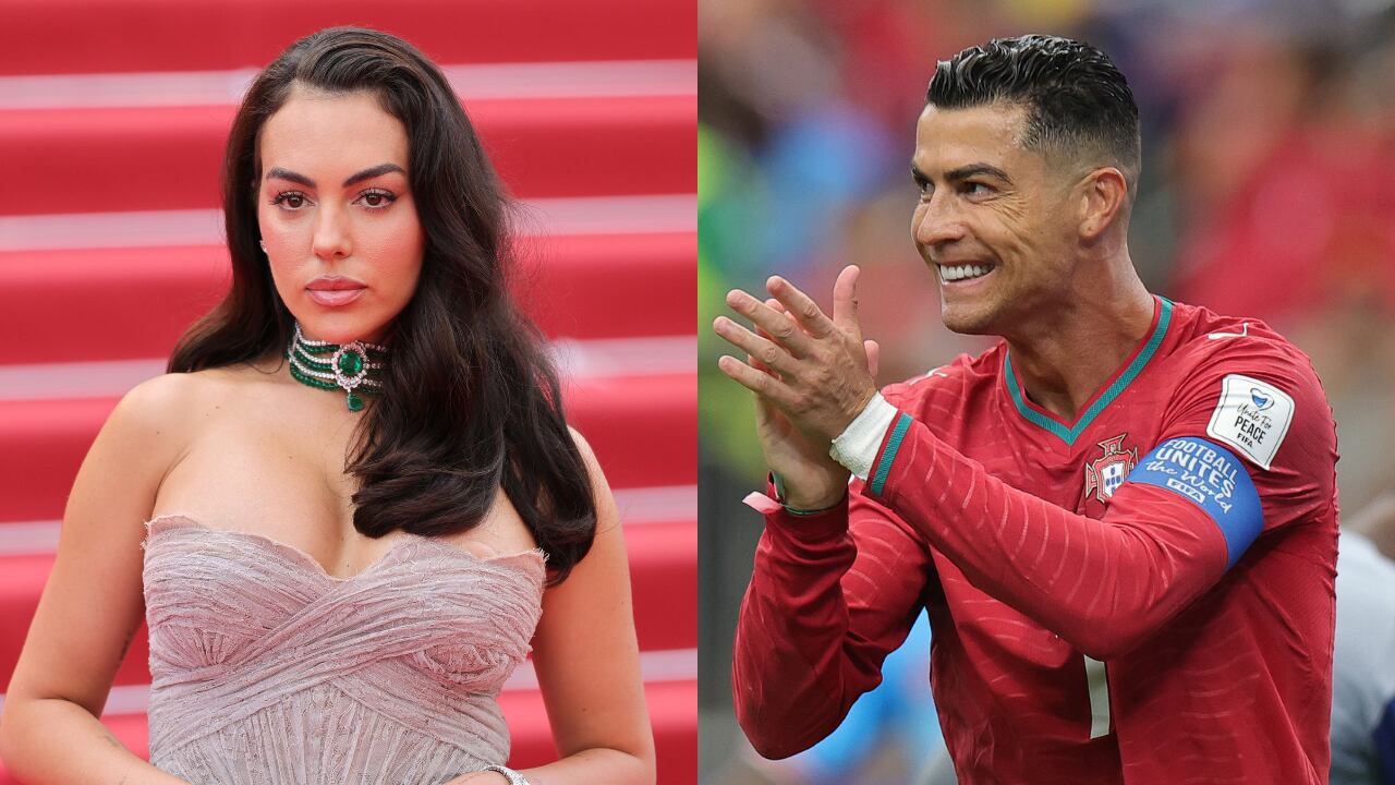 Georgina Rodríguez y Cristiano Ronaldo.