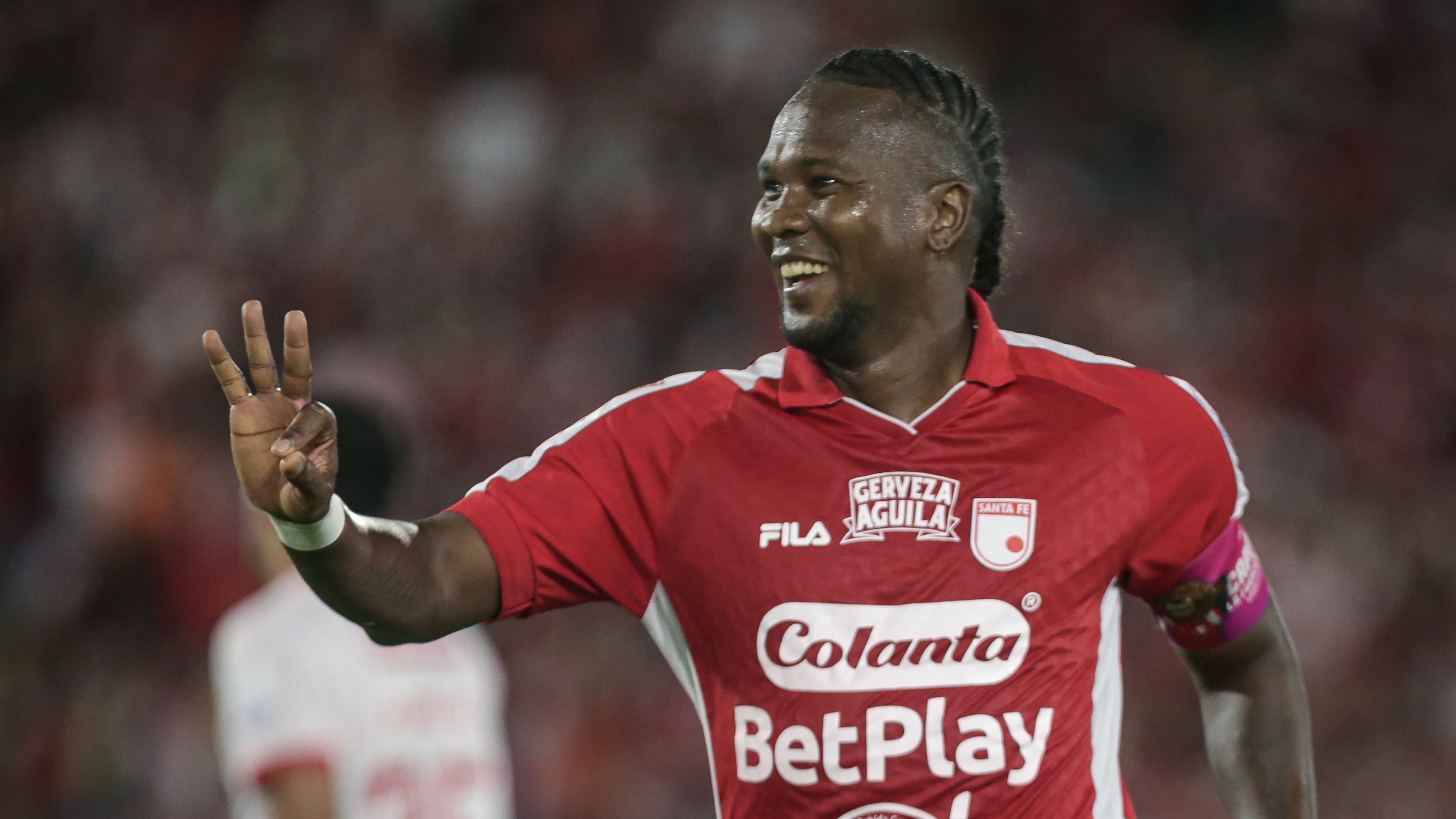 Bogotá. Mayo 12 de 2026. Independiente Santa Fe enfrenta a América de Cali, por encuentro válido de la Liga BetPlay I 2026 en el partido de vuelta por cuartos de final, en el Estadio Nemesio Camacho El Campín.(Colprensa - Cristian Bayona).