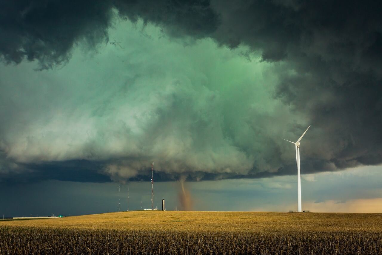 Cielo verde / Tormenta