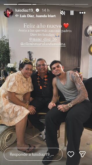 Pantallazo Instagram: Luis Díaz.