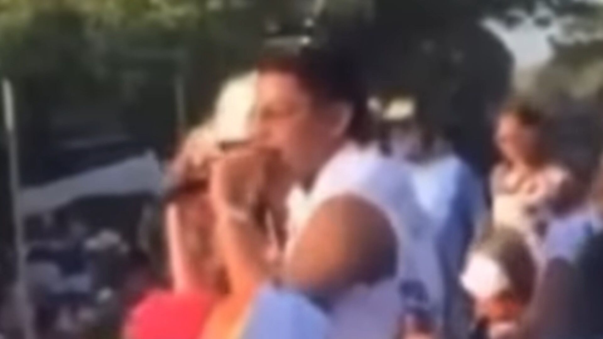 Juanda Caribe y el botellazo que recibió.