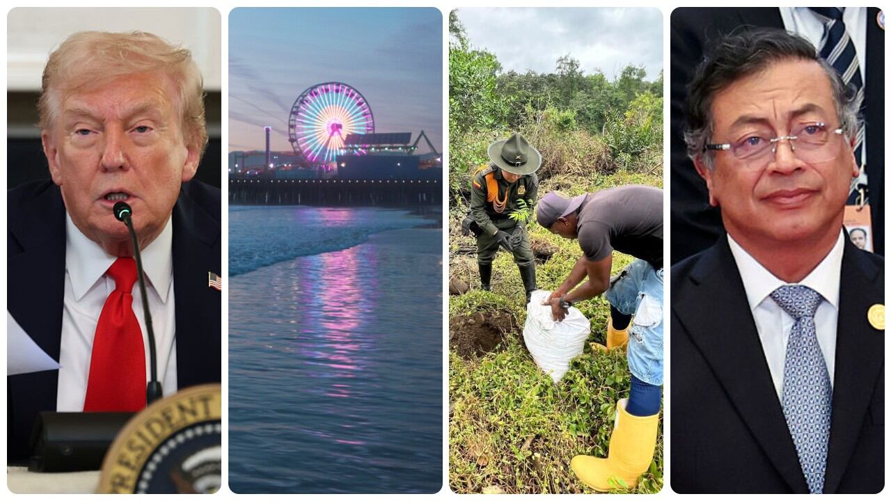 El presidente Donald Trump dijo que Petro es el peor presidente que ha tenido Colombia y luego comparó a California con Colombia.