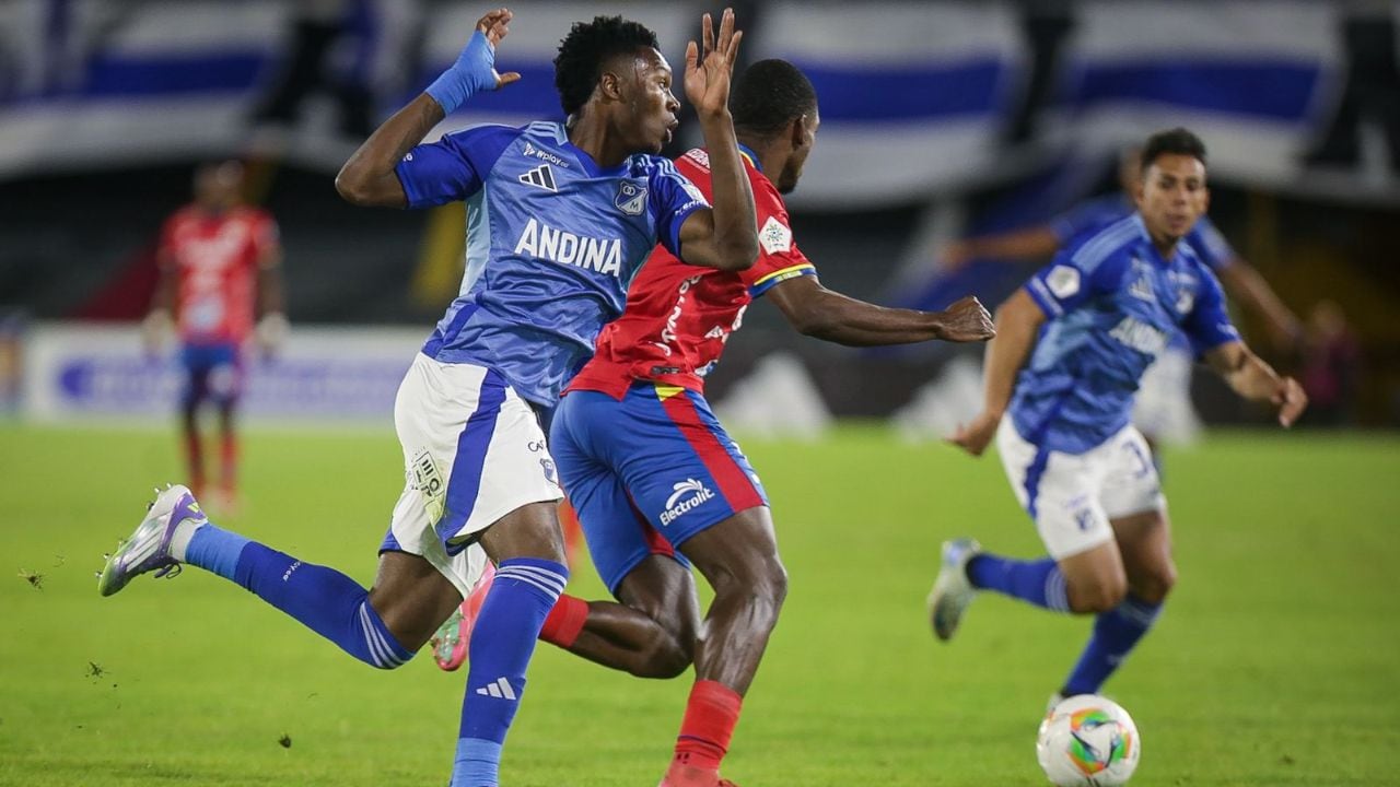 Imagen del Millonarios vs. Pasto.