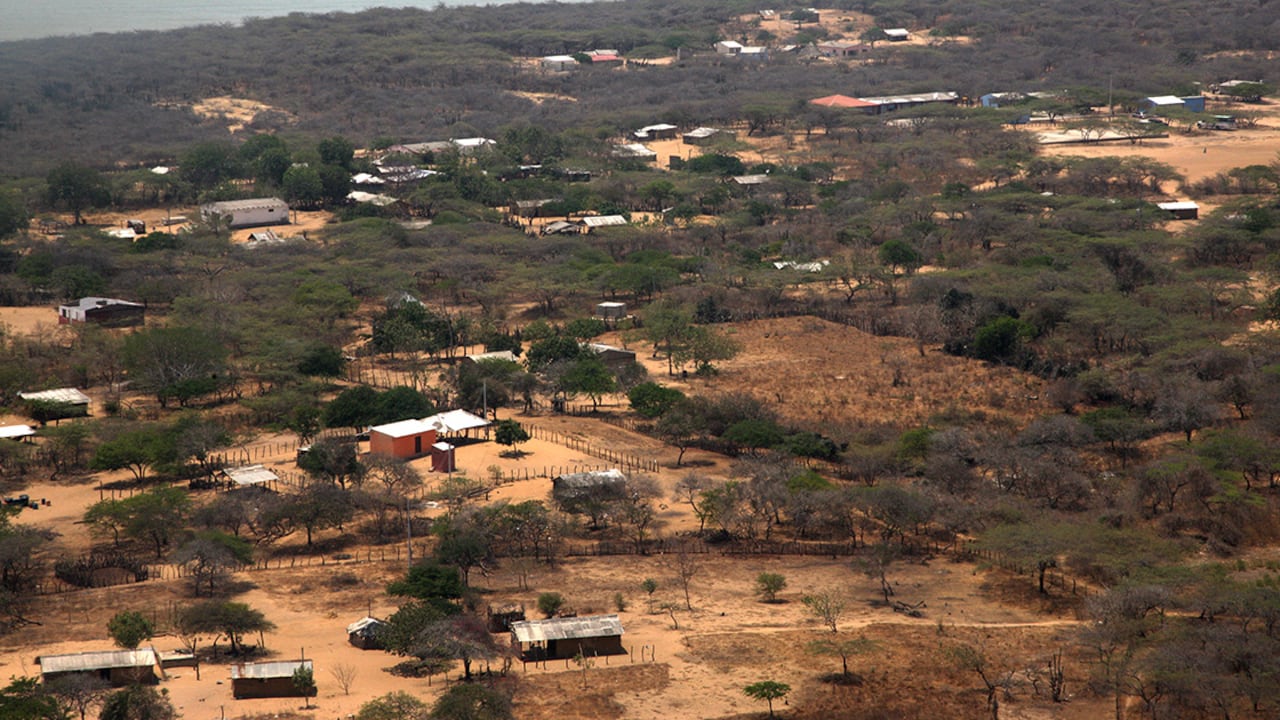 Imagen de referencia de comunidades en la Alta Guajira.