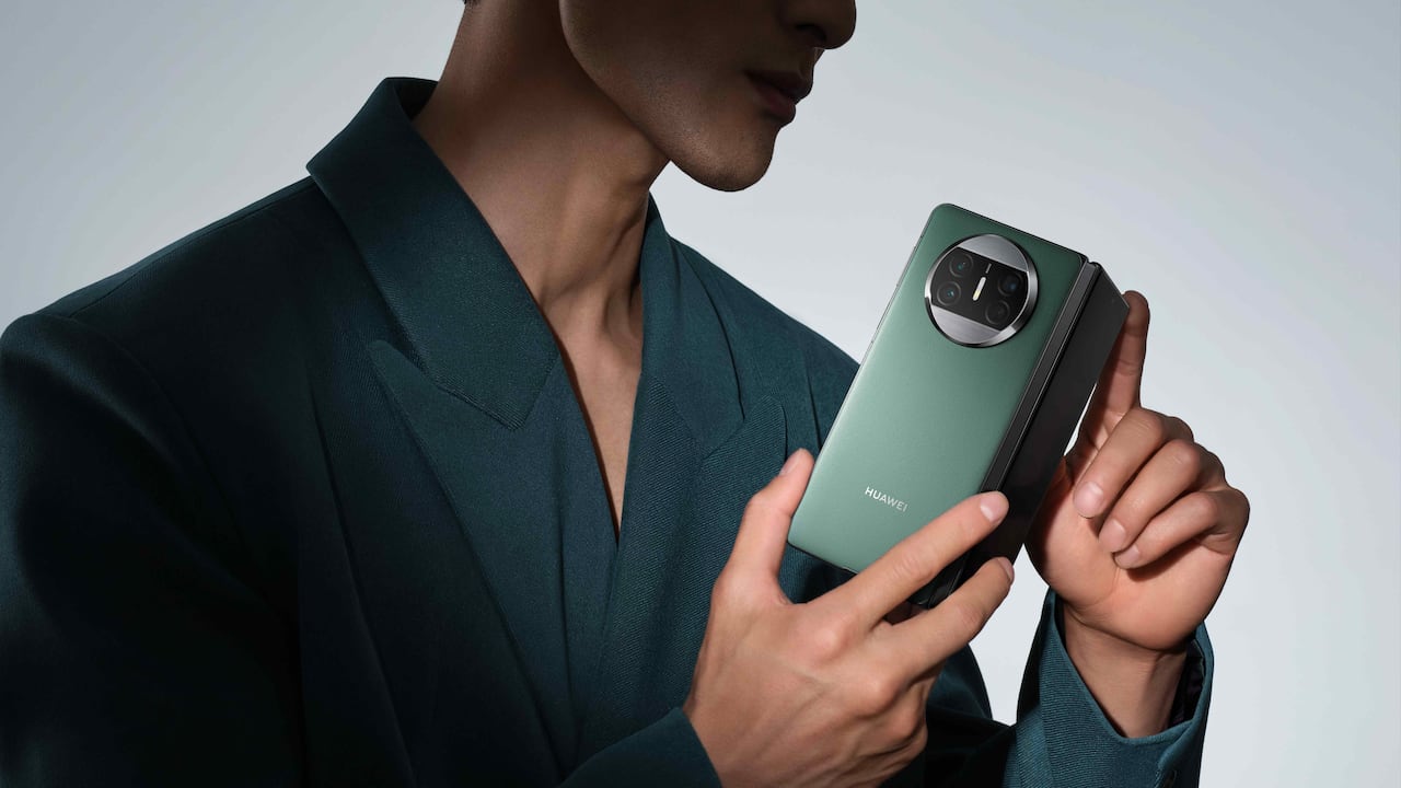 El nuevo plegable de Huawei tiene resistencia a los golpes.