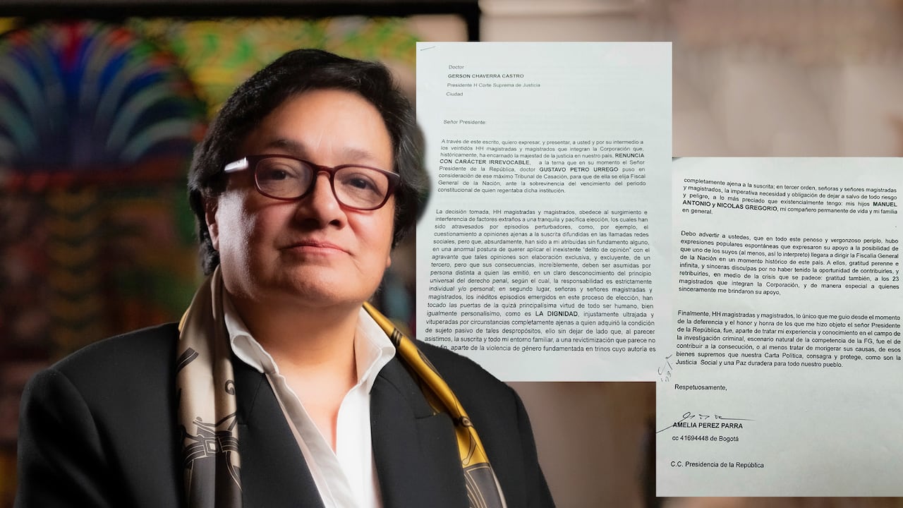 Amelia Pérez Carta renuncia