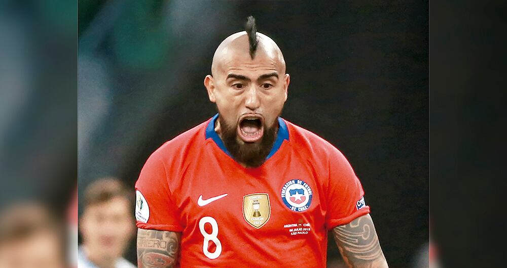 Arturo Vidal, jugador de la Selección de Chile.
