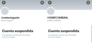X suspende las cuentas de los comandantes del ELN.