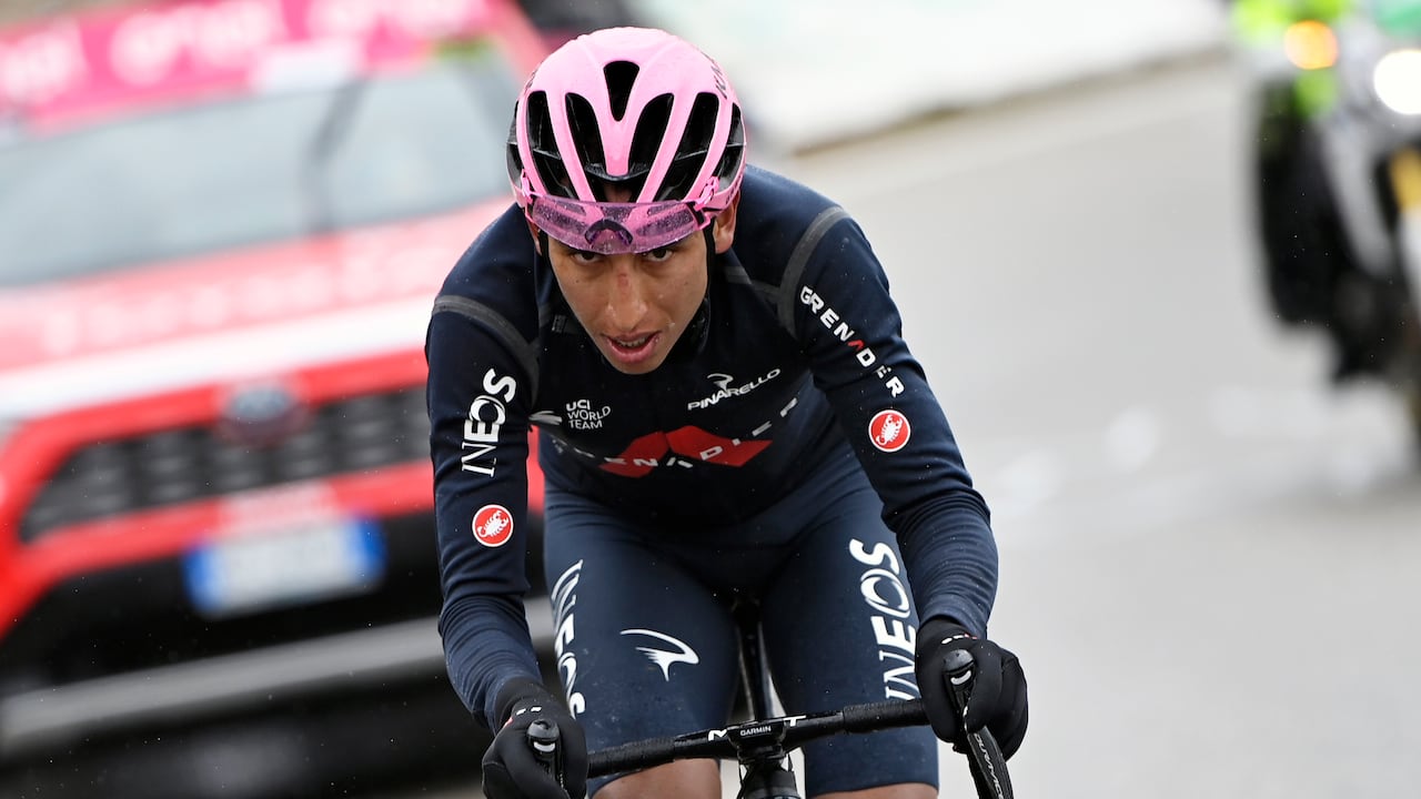 Egan Bernal en el Giro de Italia 2021