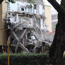 Demoliciones de los edificios Guadalupe y Molino Rojo en el sur de Cali.
