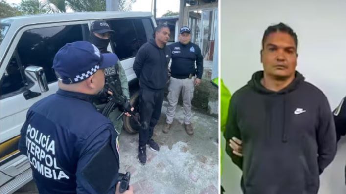 Larry Changa cayó en Colombia