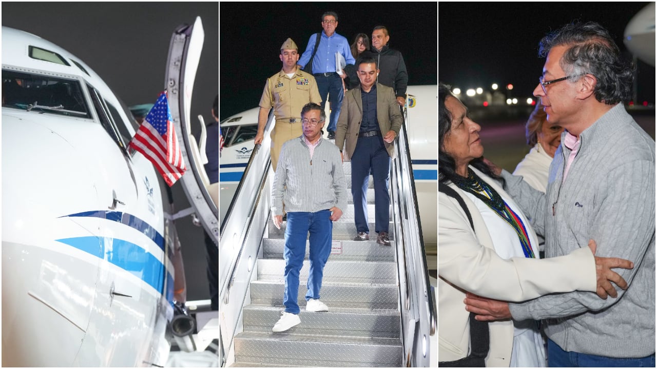 El presidente, Gustavo Petro, llegando a Nueva York (Estados Unidos), el 10 de junio de 2026