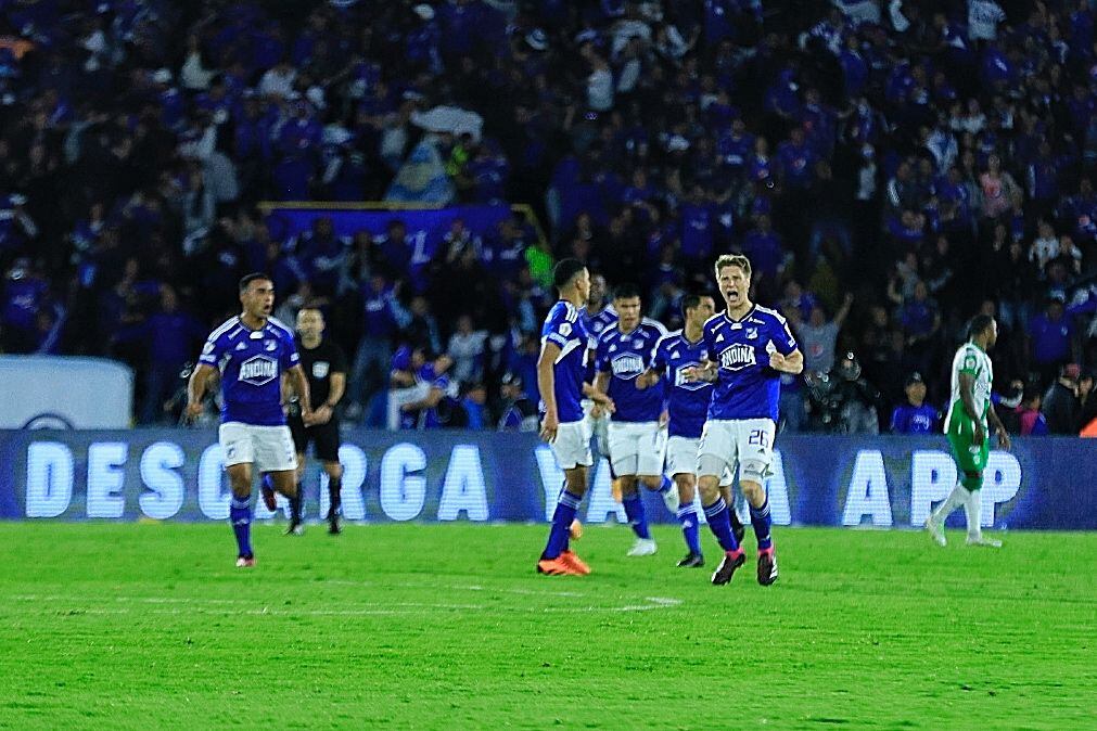 Final del fútbol colombiano entre Millonarios y Nacional