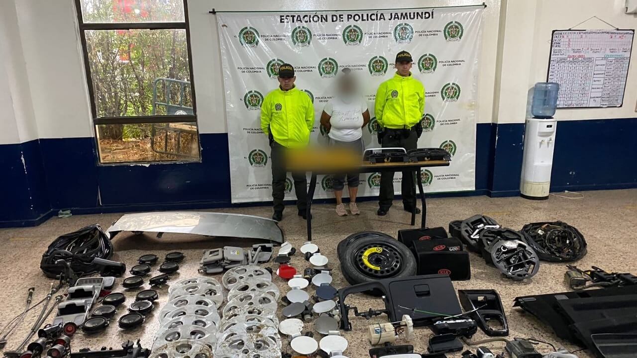 Autoridades desmantelaron desguazadero en Jamundí, Valle; así fue encontrado.