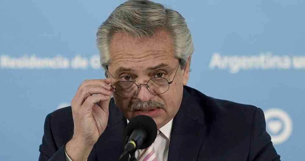 Alberto Fernández, presidente de Argentina.