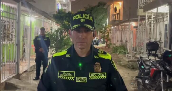 El subcomandante habló desde el lugar de los hechos