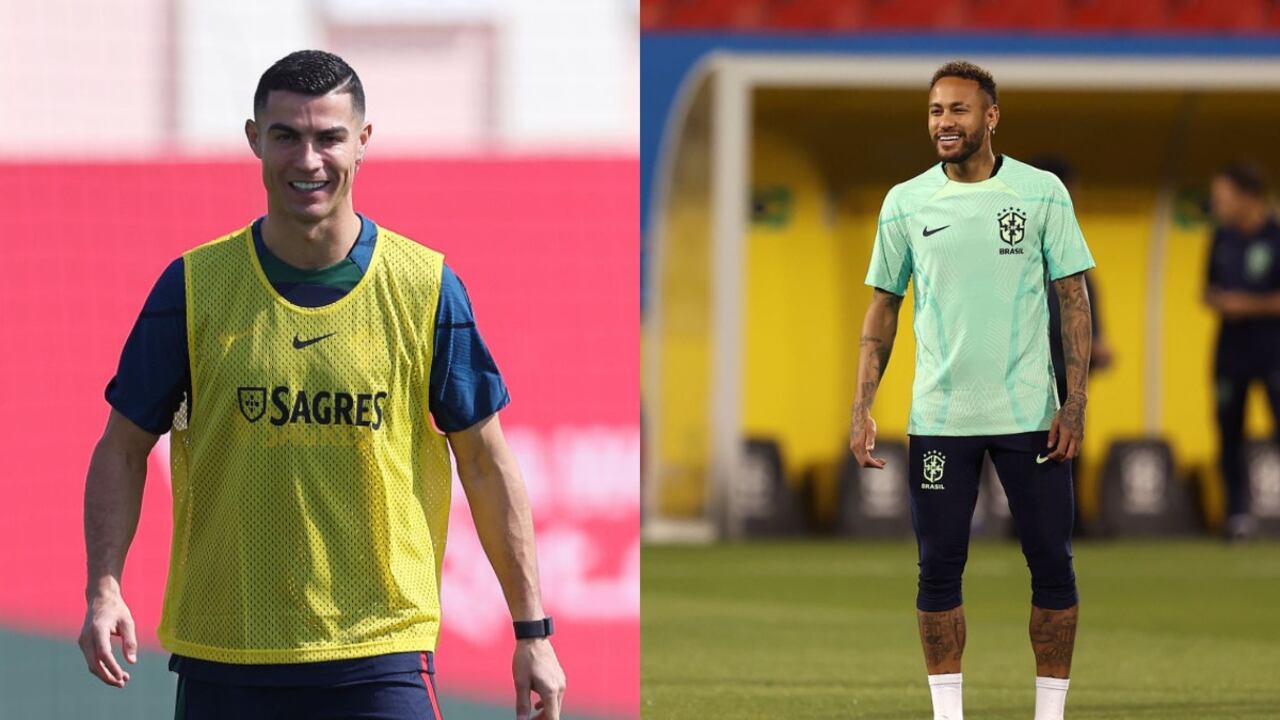 Cristiano Ronaldo y Neymar.
