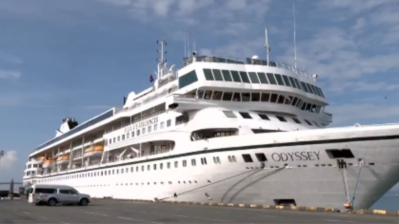 Imagen del crucero M.V Odyssey.