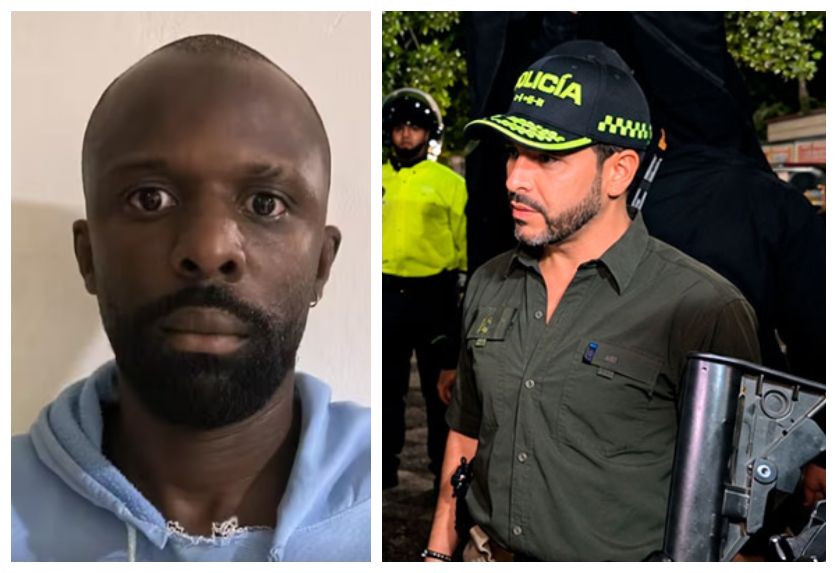 Traore Mamoudou, ciudadano francés detenido en Soledad, Atlántico, en medio de la Operación Blindaje 360.