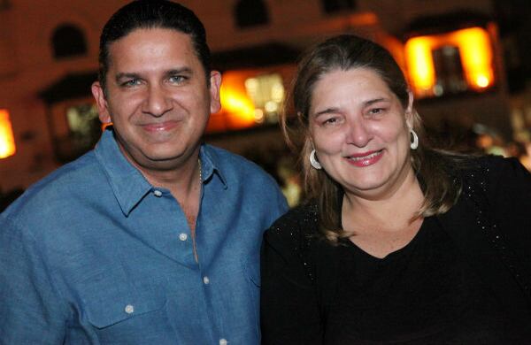 Juan Carlos Gossaim y Mariana Garcés Córdoba, ministra de Cultura.