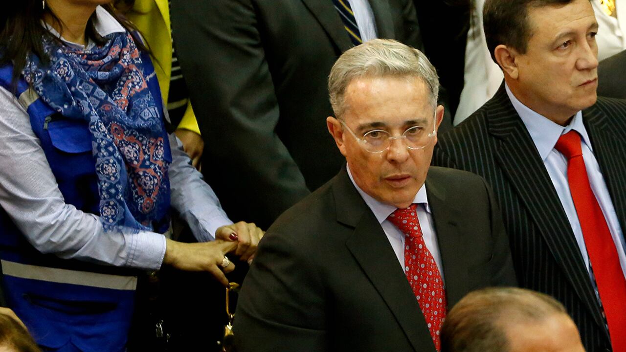 Álvaro Uribe Vélez en el Congreso.