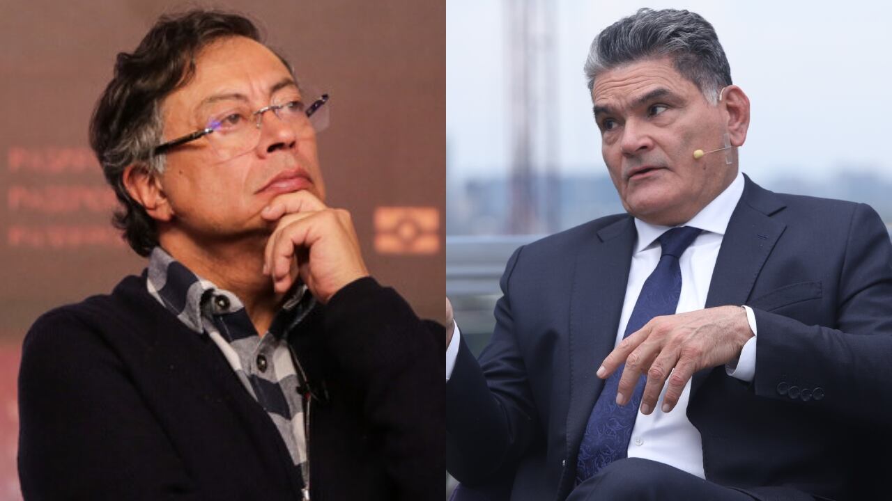 De izquierda a derecha: Gustavo Petro y Gregorio Eljach.