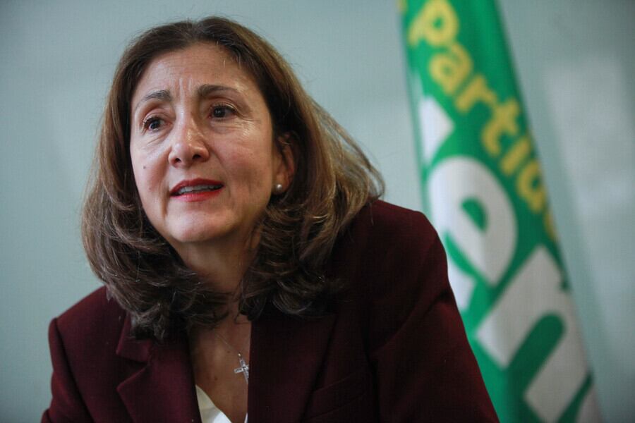 Ingrid Betancourt, excandidata presidencial por el partido Verde Oxígeno.