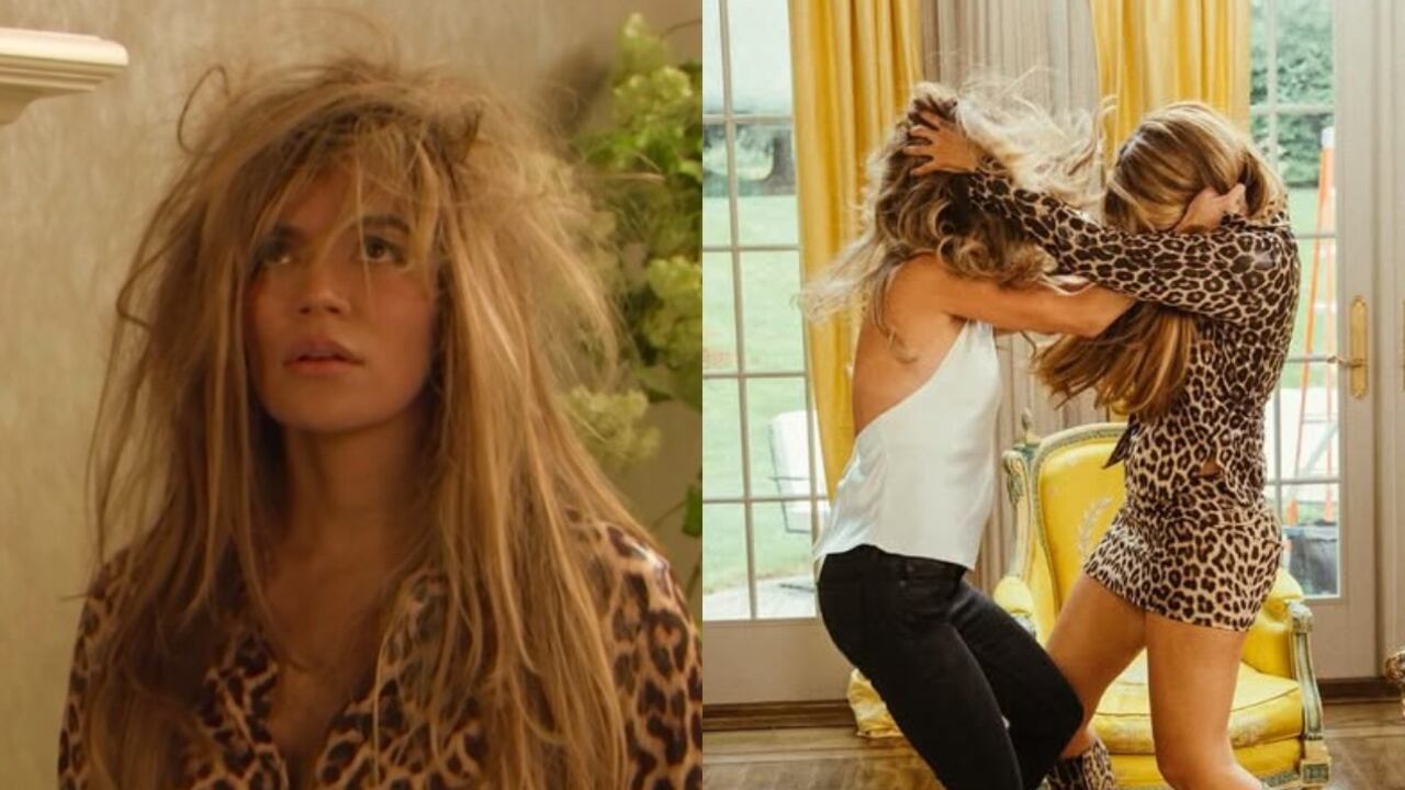 En el más reciente video del álbum Tropicoqueta se ve a Anahí peleándose con Karol G