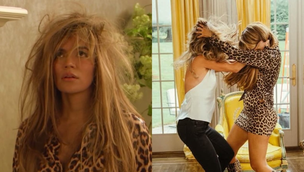 En el más reciente video del álbum Tropicoqueta se ve a Anahí peleándose con Karol G