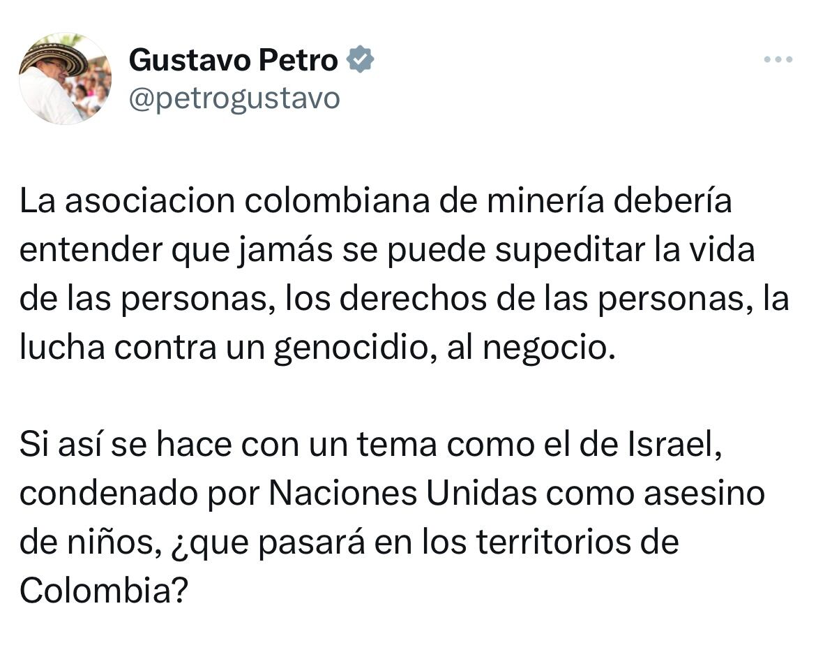 Mensaje presidente Gustavo Petro