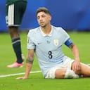 FLORIDA, USA - JUNE 15: Federico Valverde (8) of Uruguay looks on during the 2026 FIFA World Cup First Stage Group H match between Saudi Arabia and Uruguay at Hard Rock Stadium (Miami Stadium) in Miami Gardens, Florida, United States on June 15, 2026. (Photo by Evrim Aydin/Anadolu via Getty Images)