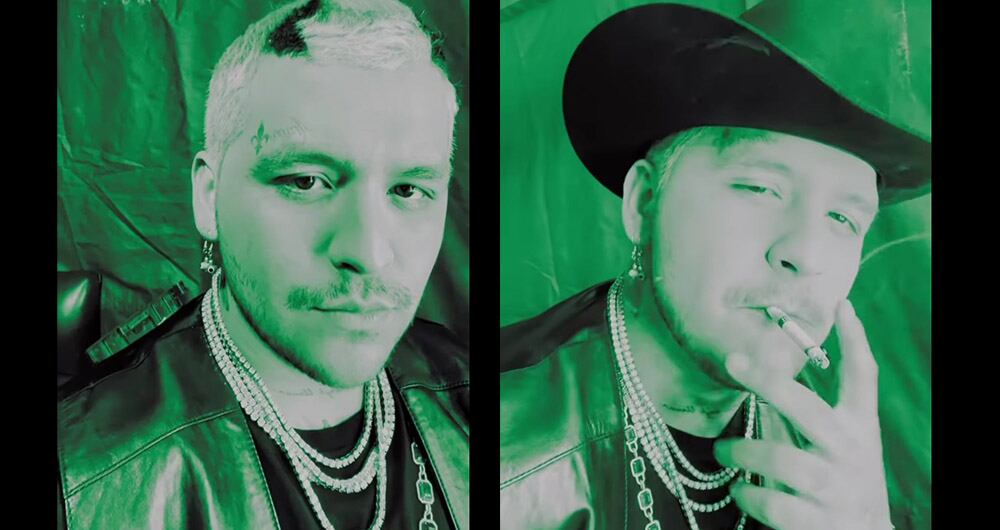 Christian Nodal sin tatuajes - Captura de pantalla Instagram @nodal