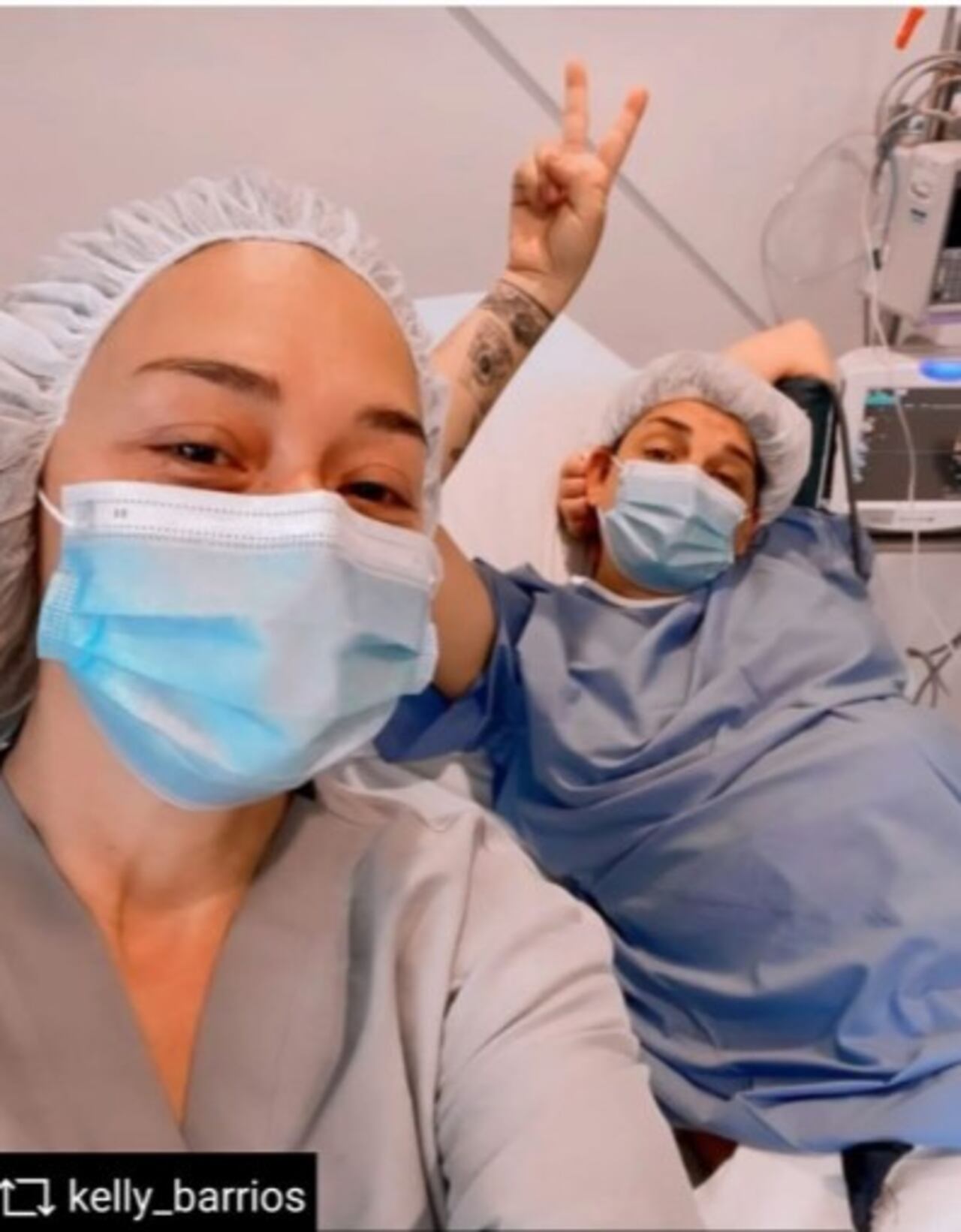 La pareja ya tuvo a su bebé