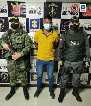 Capturado alias Jheferson, presunto cabecilla del ELN.