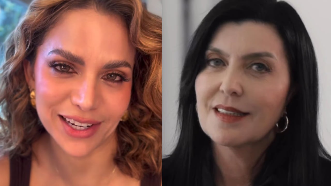 Adriana Lucía e Isabella Santo Domingo.