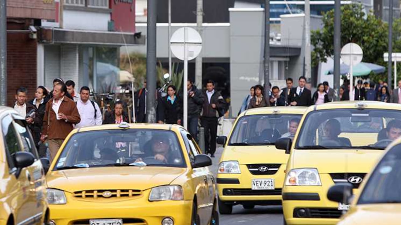La movilización por parte del gremio taxista se tiene prevista en varios días de esta semana y la próxima. Foto ilustrativa.