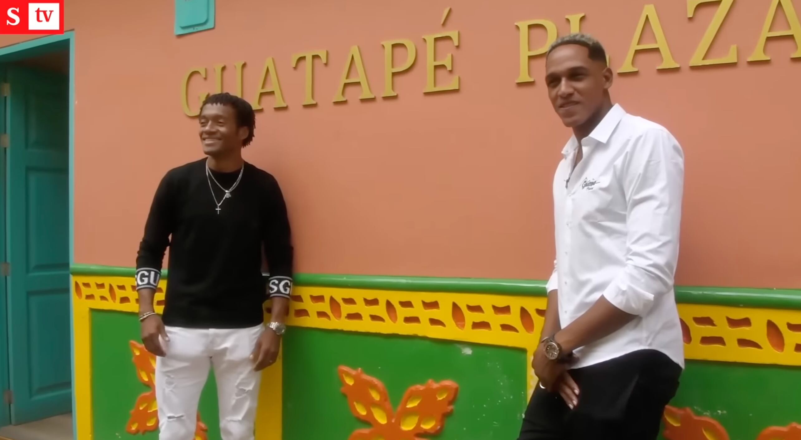 Juan Guillermo Cuadrado y Yerry Mina en entrevista con SEMANA.