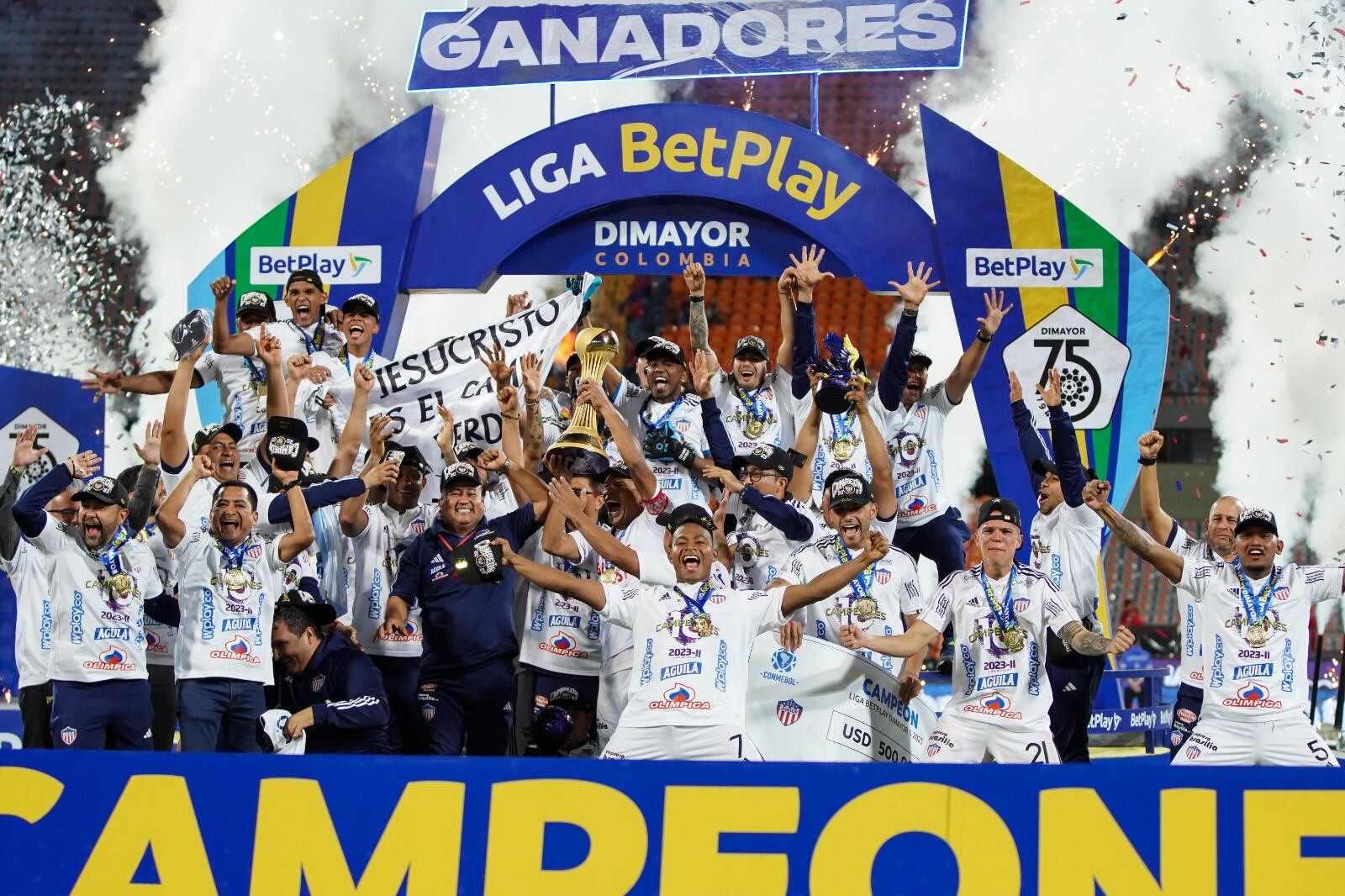 Junior es el nuevo campeón de la Liga BetPlay al derrotar al Medellín.