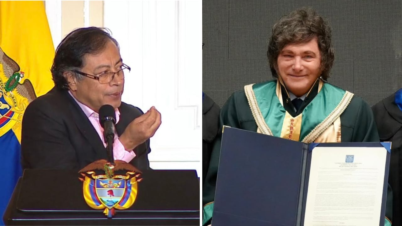 “Doctorado al fascismo”, dijo Gustavo Petro sobre el reconocimiento académico otorgado al presidente argentino, Javier Milei.