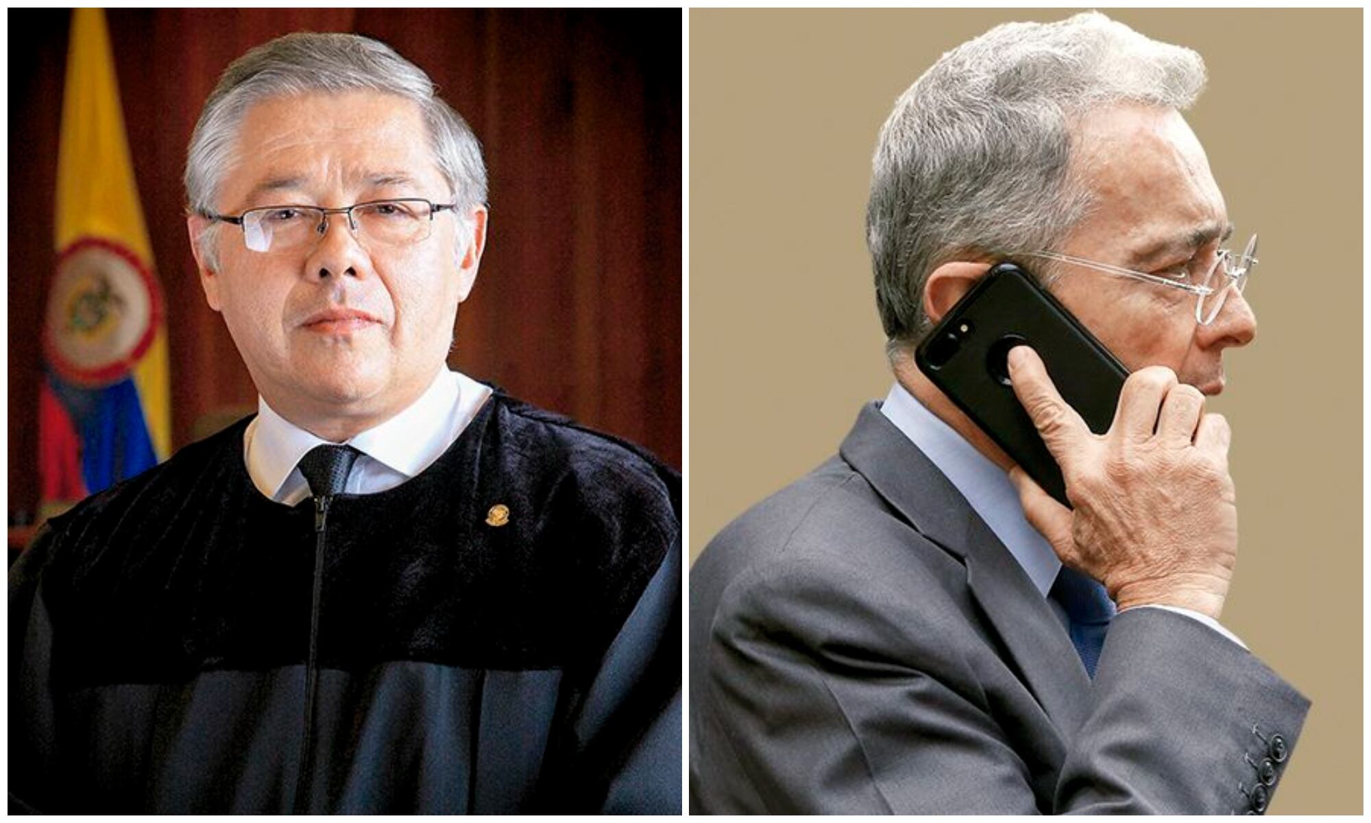 José Luis Barceló y Álvaro Uribe Vélez